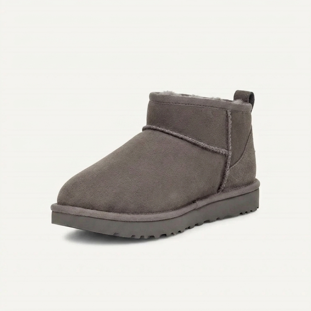 NEW UGG women classic ultra mini boot in grey